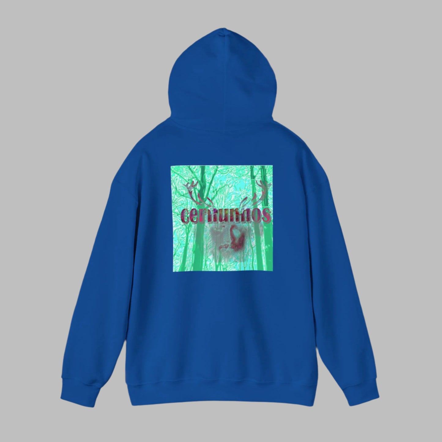 Sweat à capuche avec imprimé bois de cerf pour homme Cernunnos