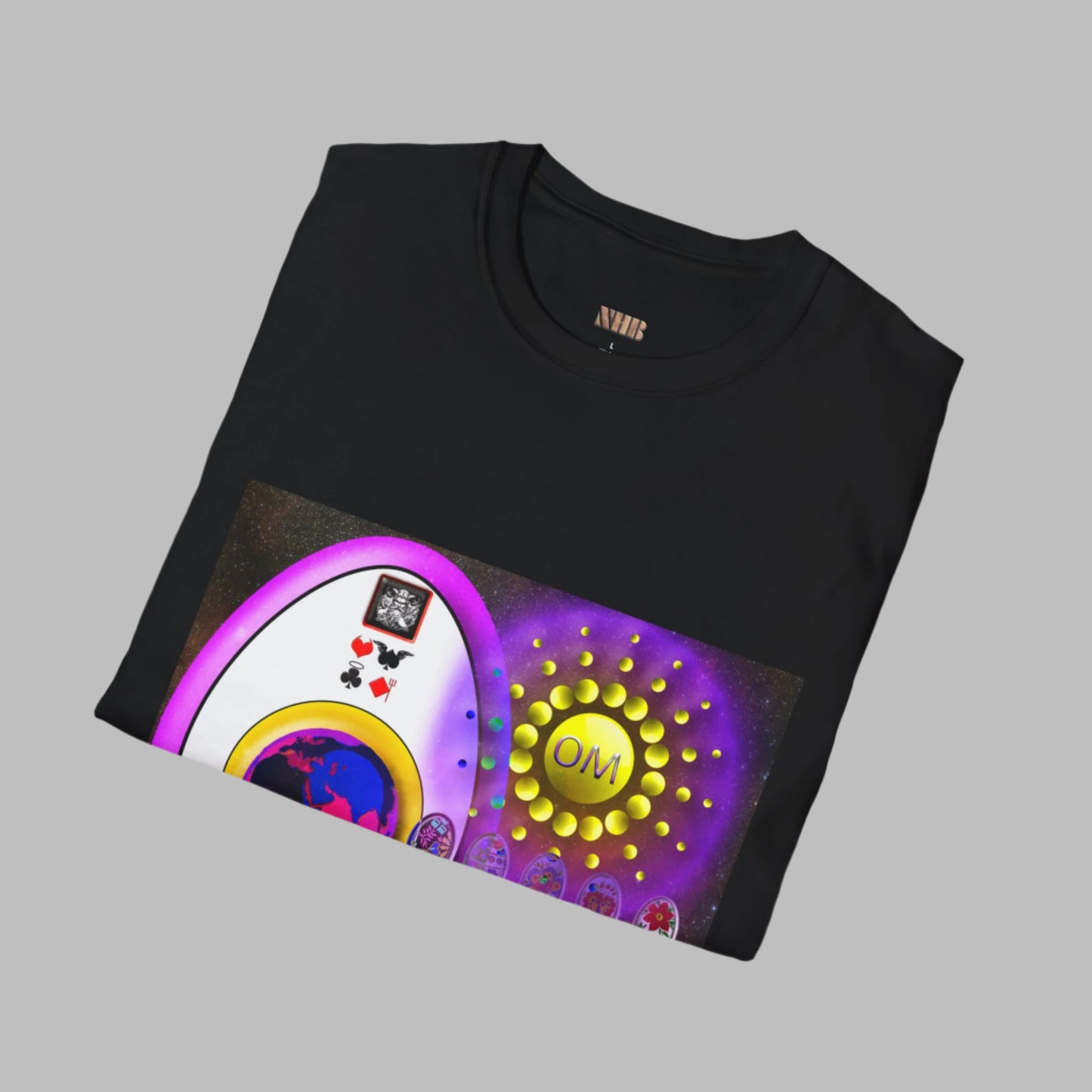 T-shirt unisexe Om Sun - Design spirituel et mystique