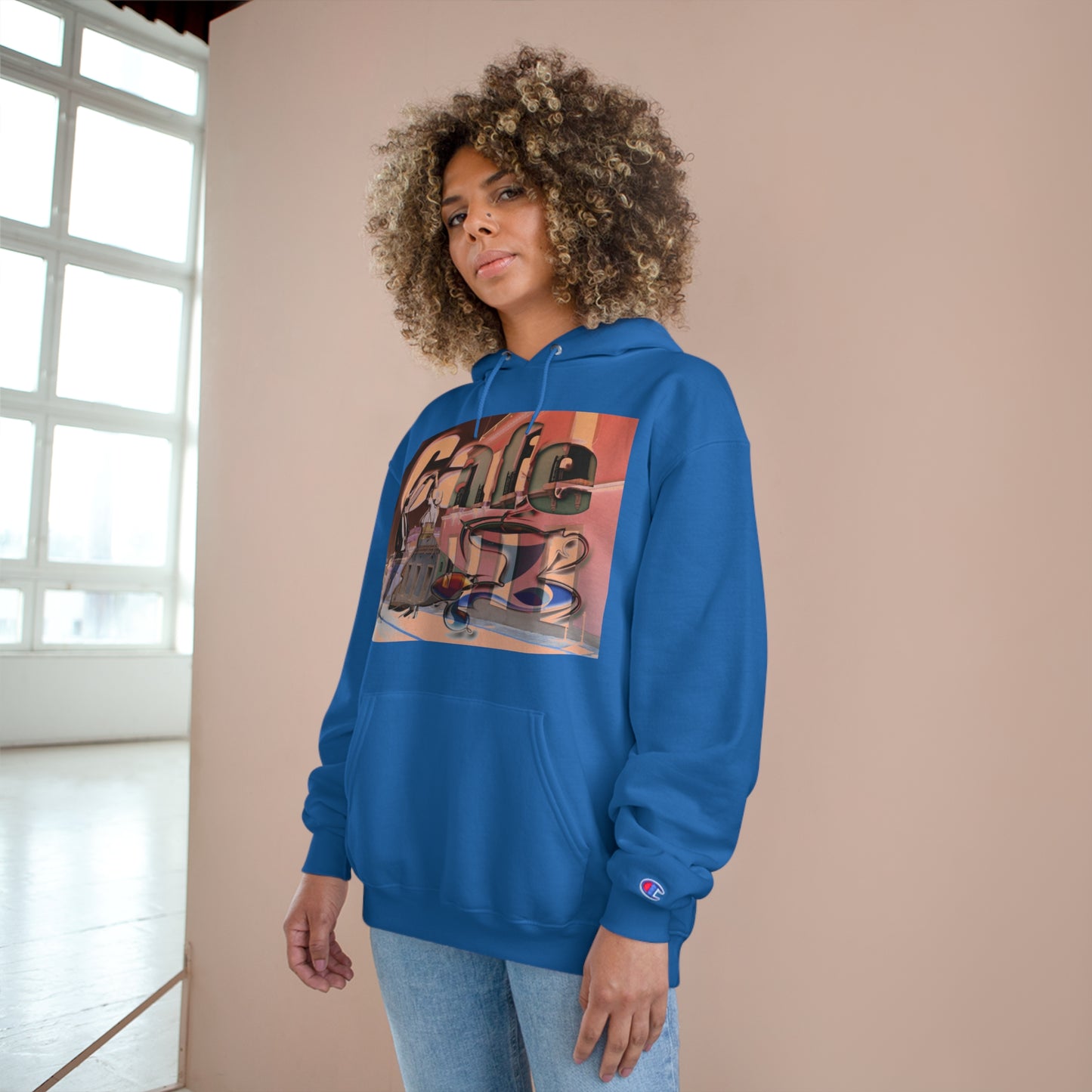 Dance Champion Hoodie with Caribbean Street Cafe Print