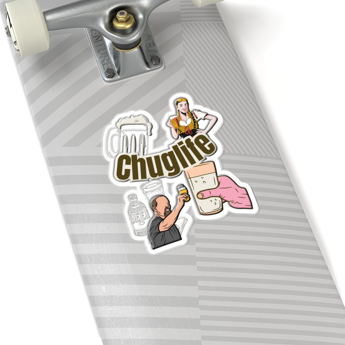 Chuglife Beer Sticker Pack — Kiss-Cut Drinking Decals for Laptops & Coolers