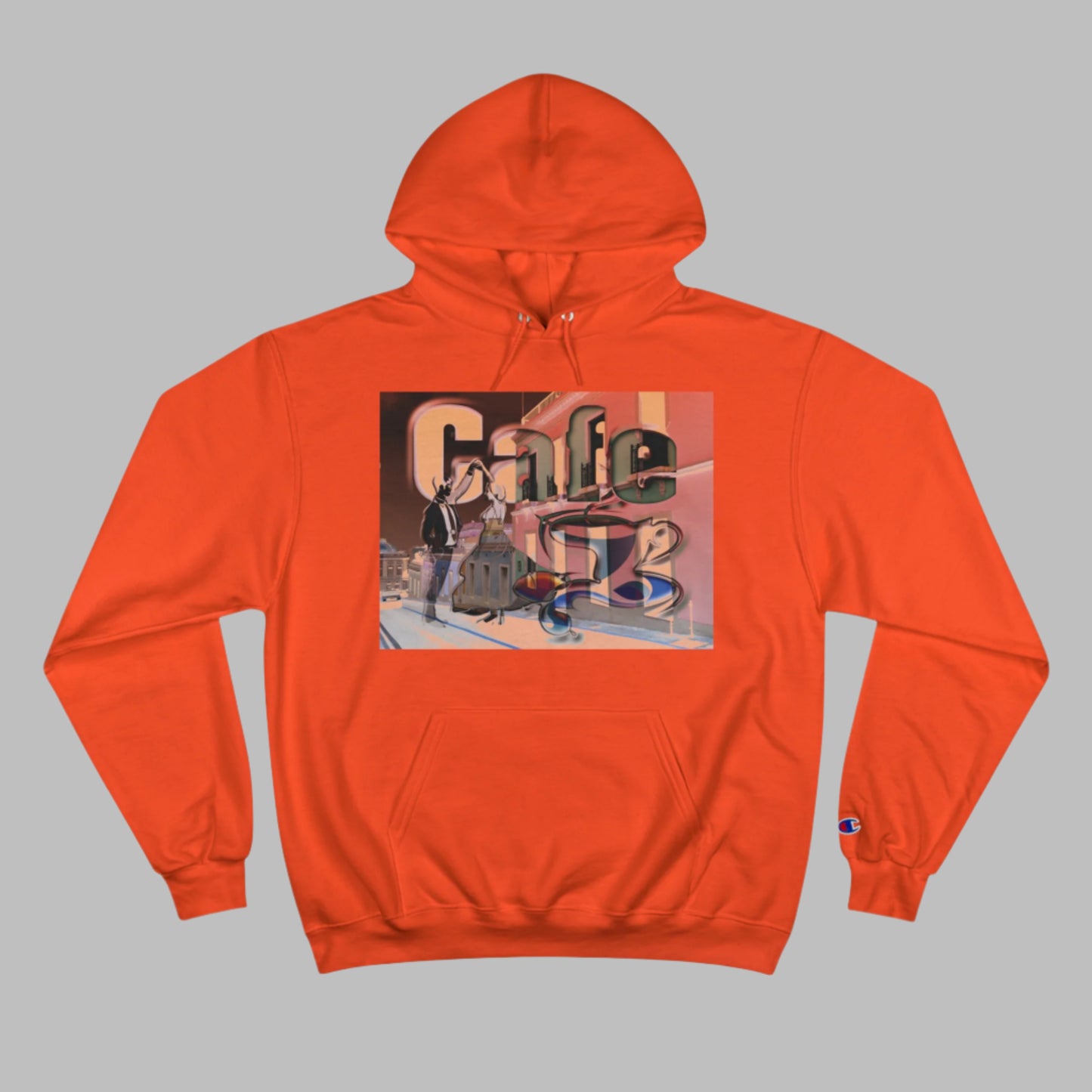 Dance Champion Hoodie with Caribbean Street Cafe Print