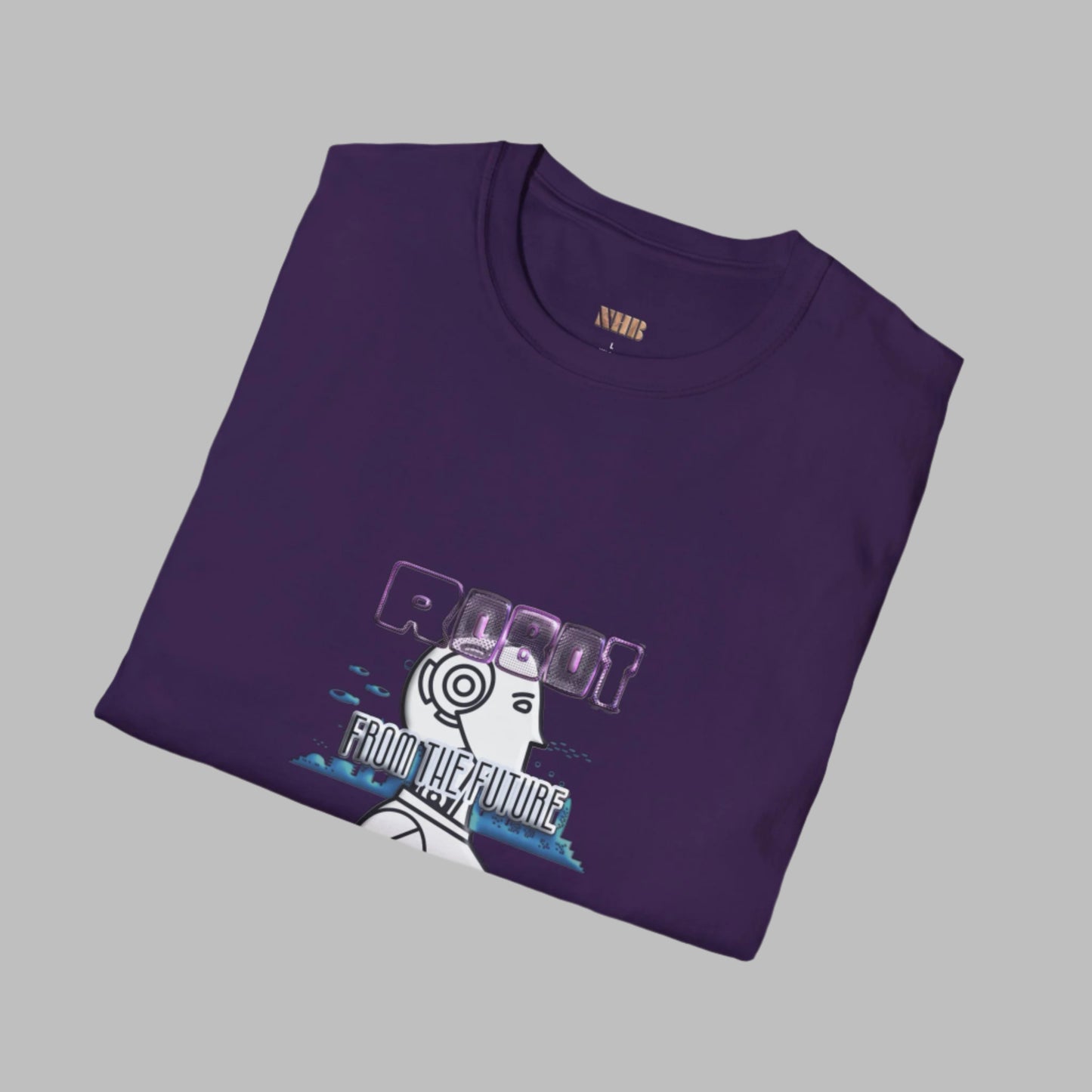 Camiseta unisex con gráfico de robot: estampado "Robot del futuro"