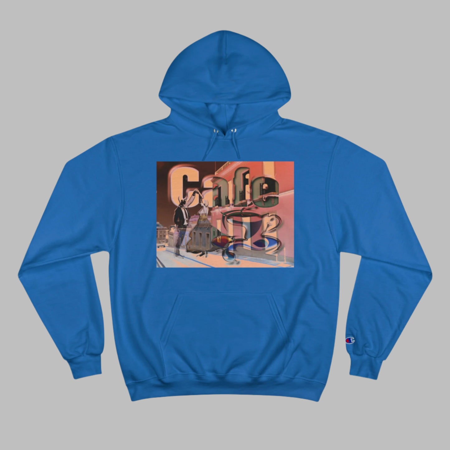 Dance Champion Hoodie with Caribbean Street Cafe Print