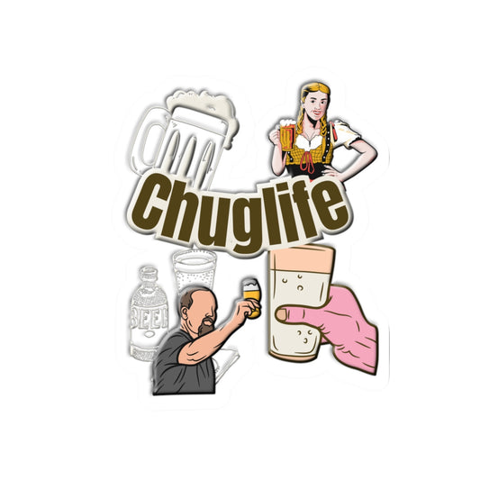 Chuglife Beer Sticker Pack — Kiss-Cut Drinking Decals for Laptops & Coolers