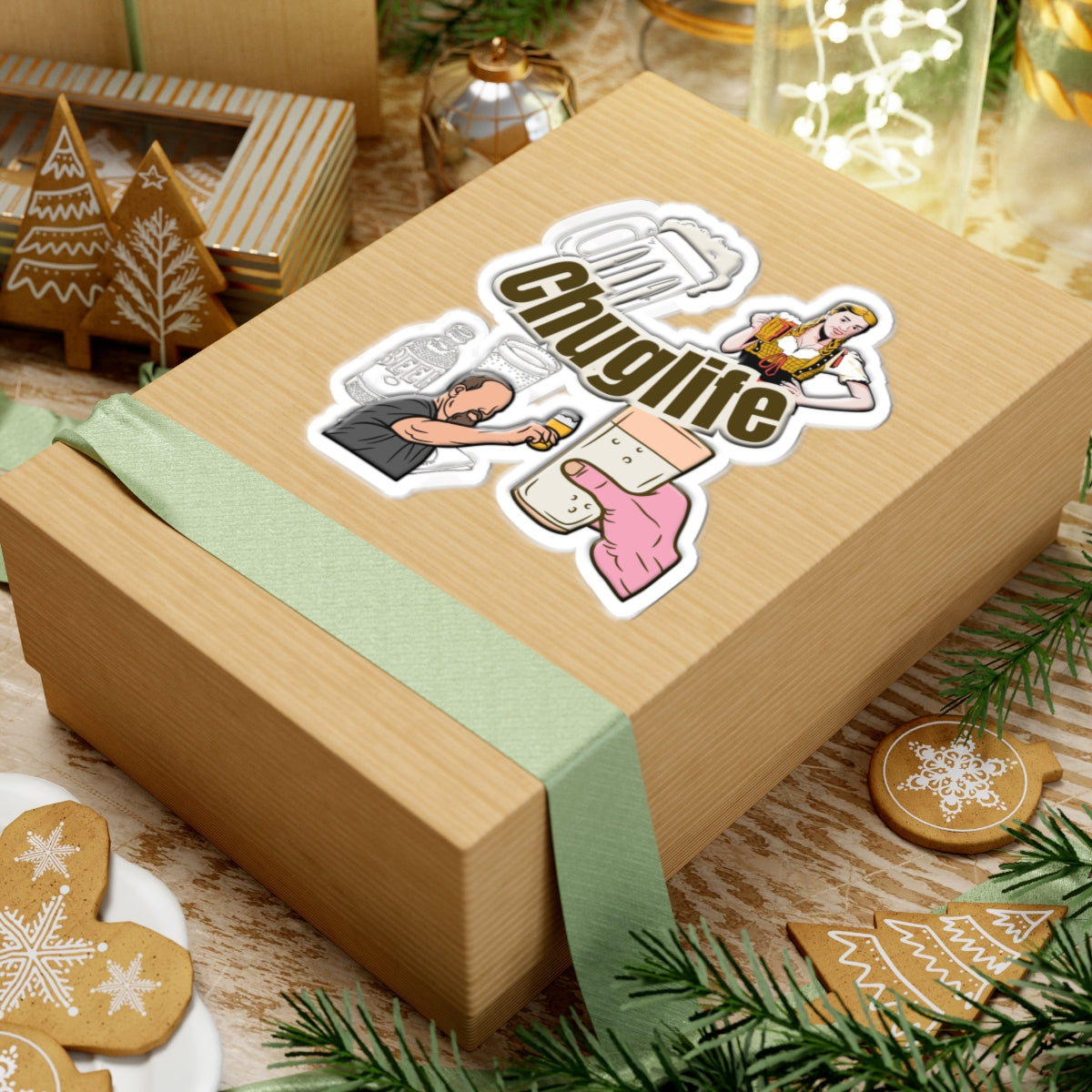 Chuglife Beer Sticker Pack — Kiss-Cut Drinking Decals for Laptops & Coolers