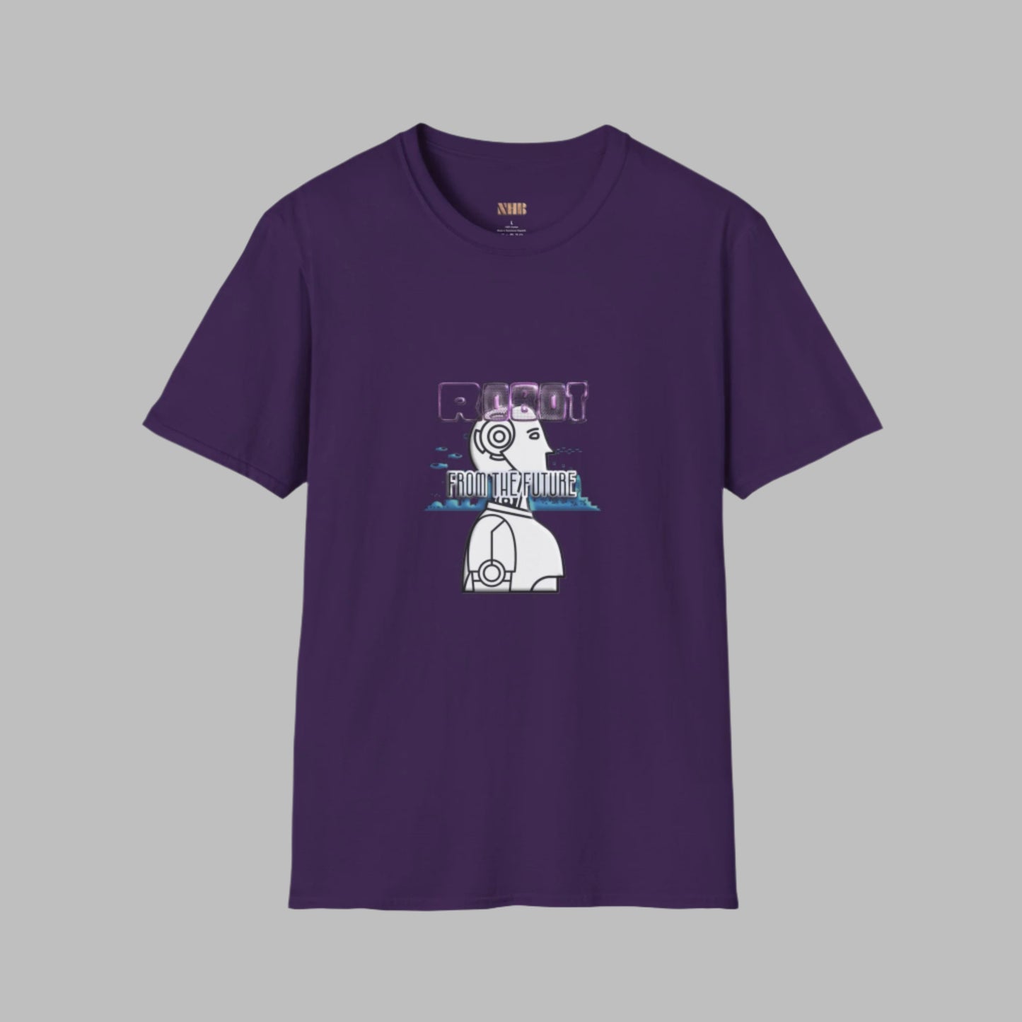 Camiseta unisex con gráfico de robot: estampado "Robot del futuro"