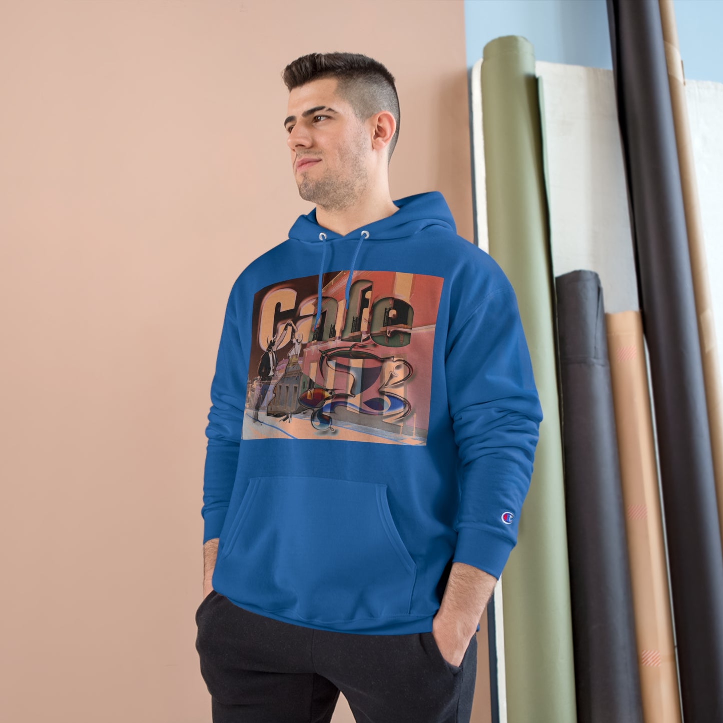 Dance Champion Hoodie with Caribbean Street Cafe Print