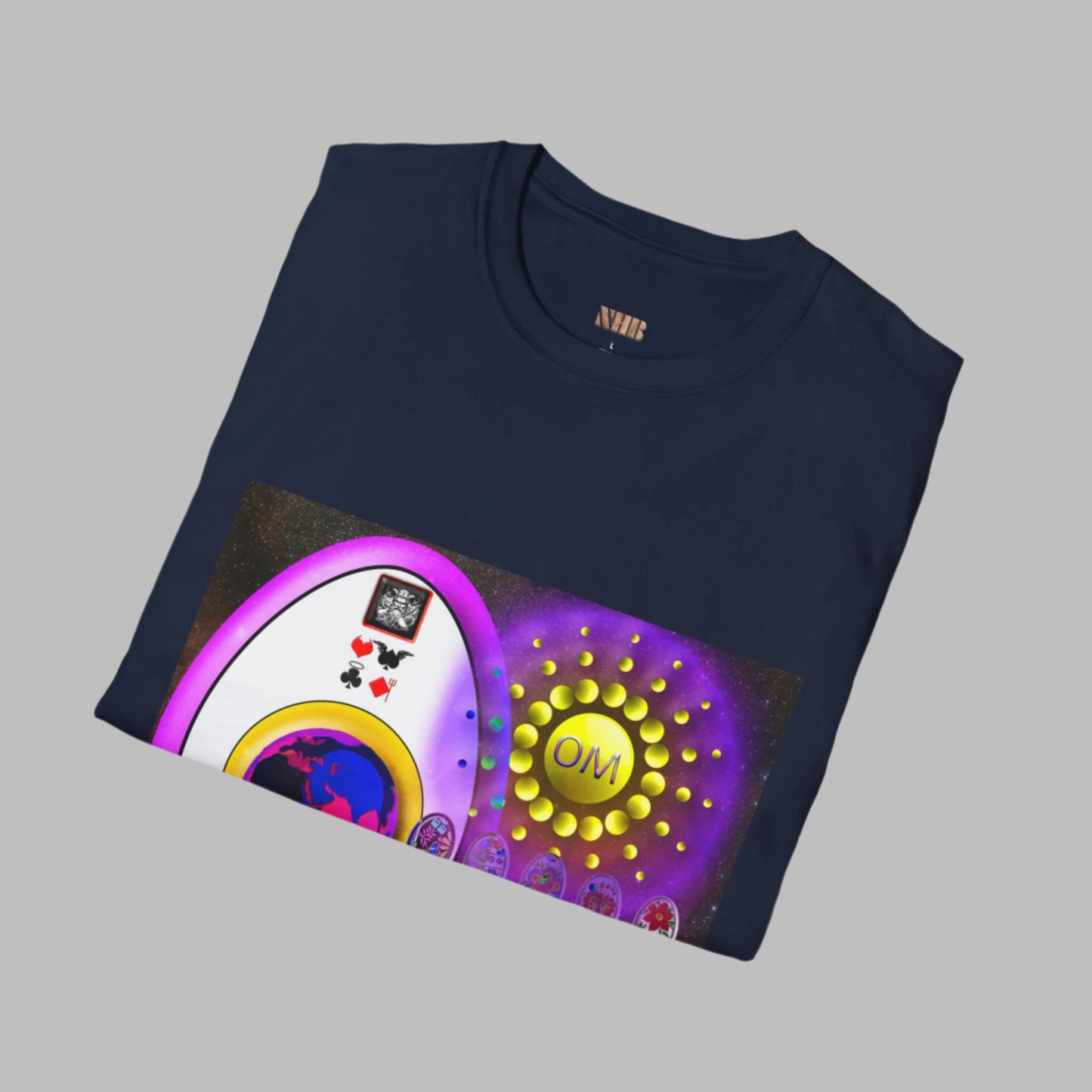 Camiseta unisex Om Sun: diseño espiritual y místico