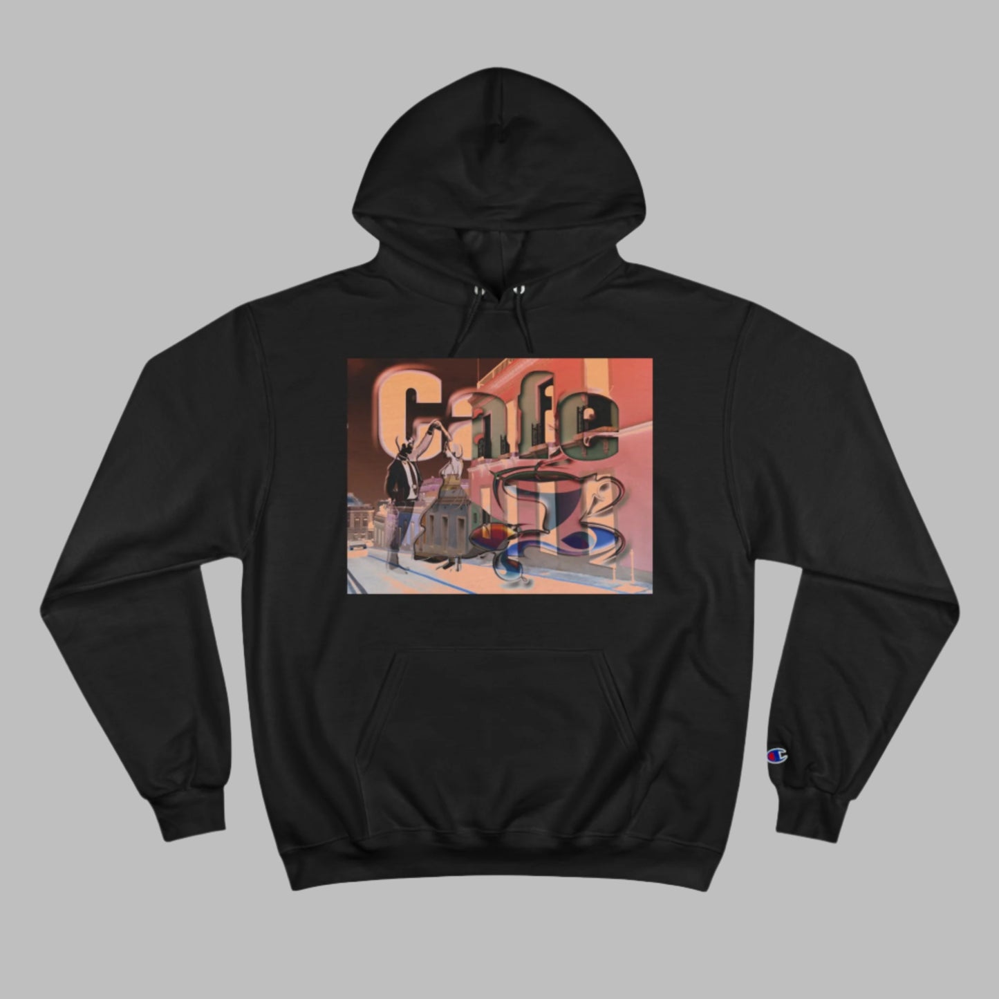 Dance Champion Hoodie with Caribbean Street Cafe Print