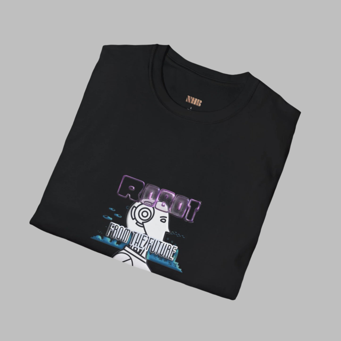 Camiseta unisex con gráfico de robot: estampado "Robot del futuro"