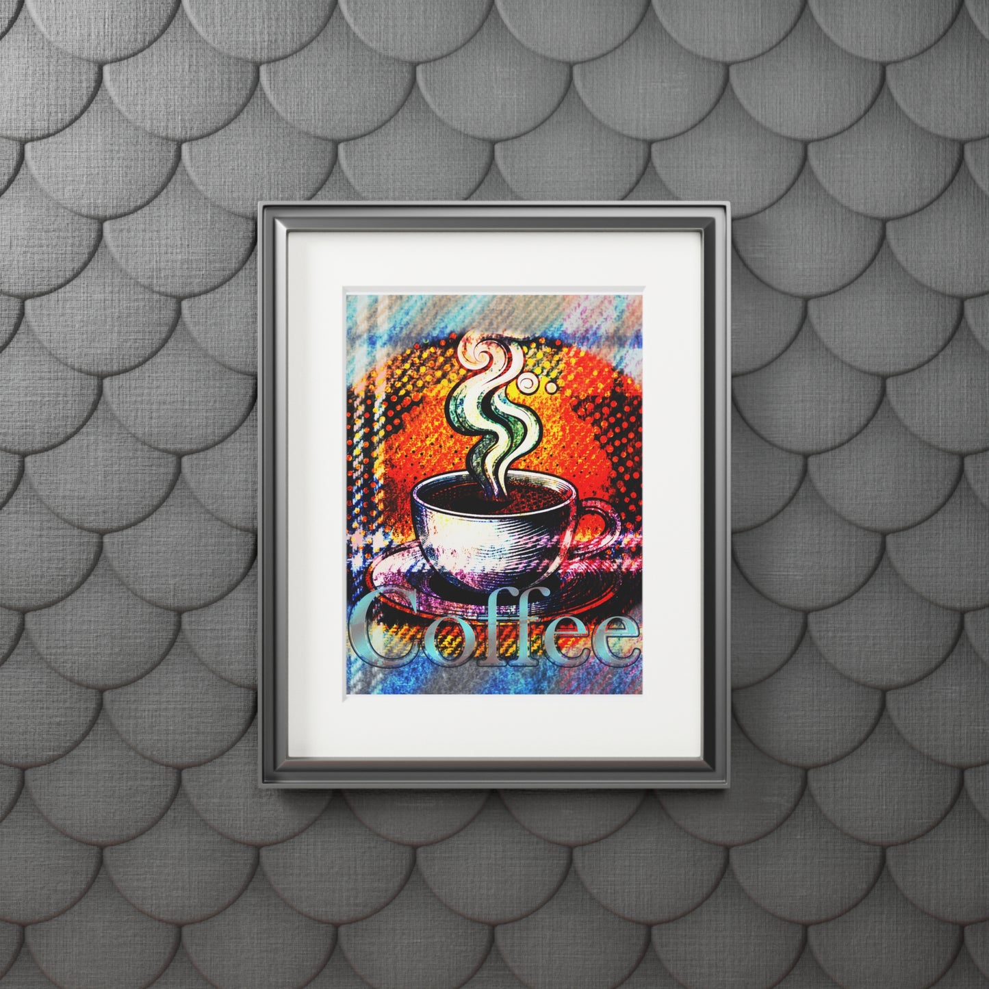 Coffee Pop Art Fine Art Print (Passepartout)
