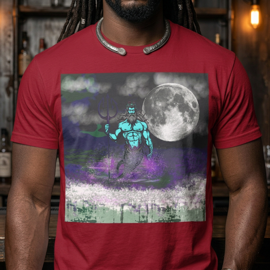 Poseidon Emerges from the Sea Graphic T-Shirt