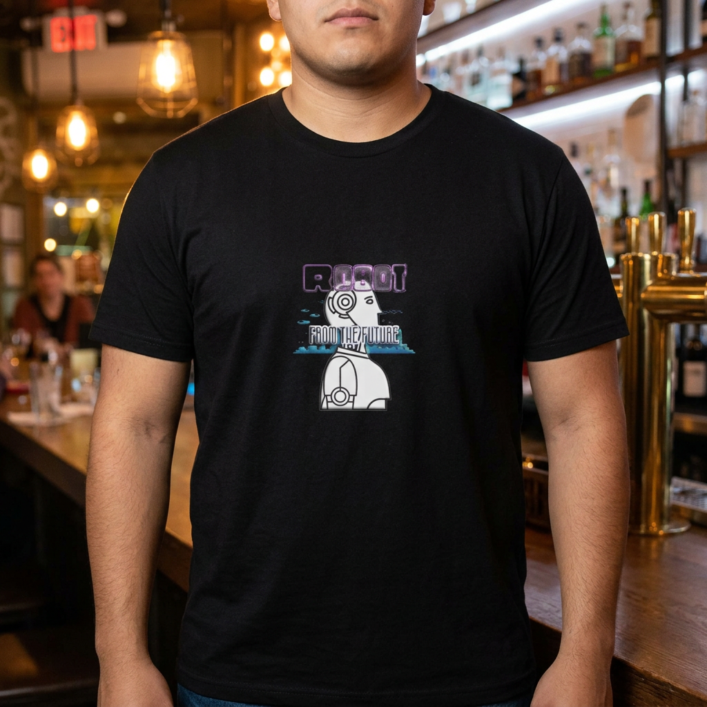 Robot from the Future Graphic Unisex T-Shirt